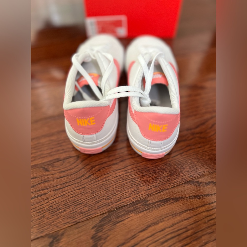 Nike Kids' Pink and White Sneakers